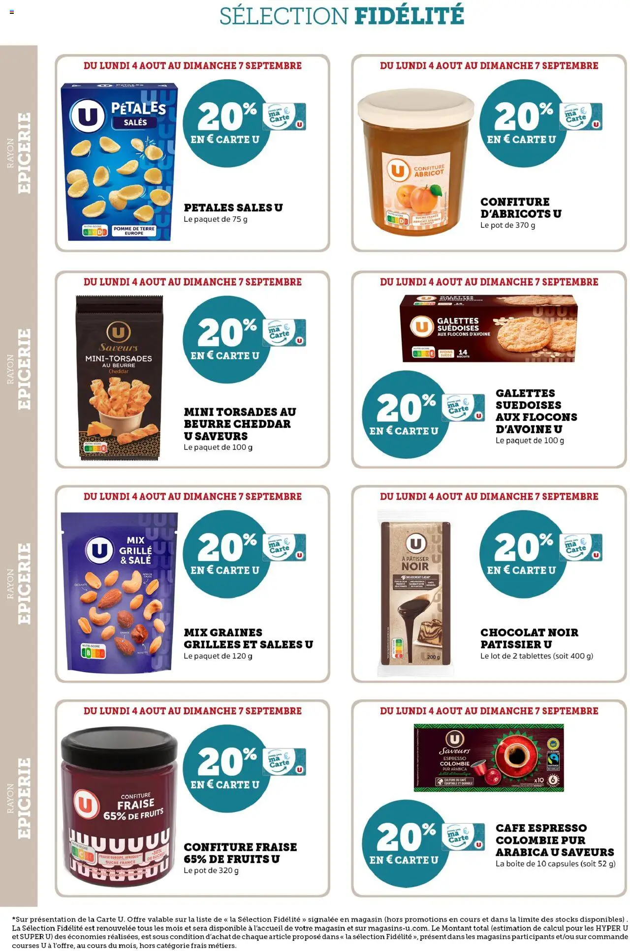  | Page: 8 | Produits: Flocons d’avoine, Abricot, Fraise, Chocolat