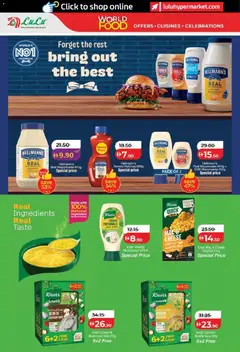 Preview of Lulu Hypermarket catalogue - World Food - Abu Dhabi & Al Ain valid from 22.04.2026 | Page: 8 | Products: Vajcia, Čokoláda, Котлон, Viski