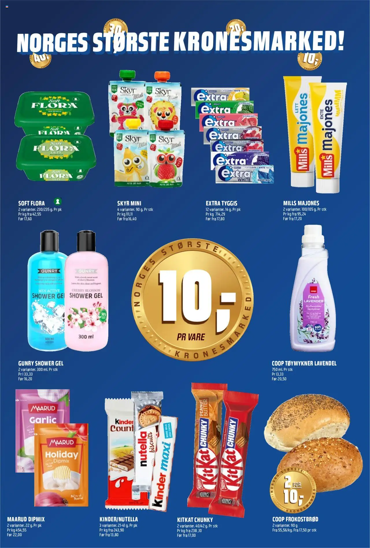  | Side: 5 | Produkter: Tøymykner, Shower Gel, Majones, Сардини
