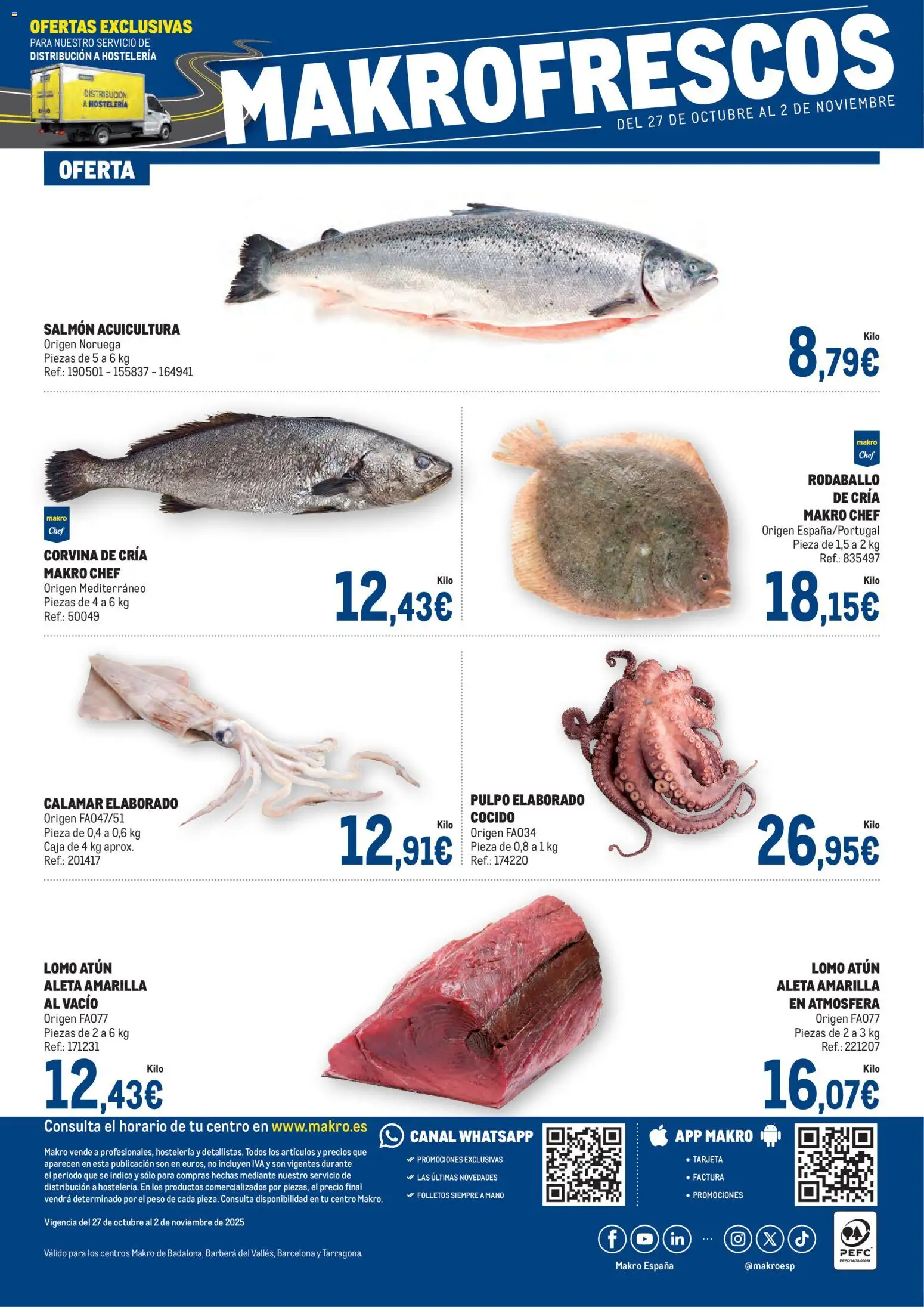 Makro - Frescos Cataluña │ válido desde el 27.10.2025 | Página: 4 | Productos: Peso, Caja