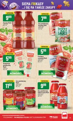 POLOmarket Gazetka od 11.06.2025 | Strona: 43 | Produkty: Koncentrat pomidorowy, Pomidory w puszce, Pomidory, Sos