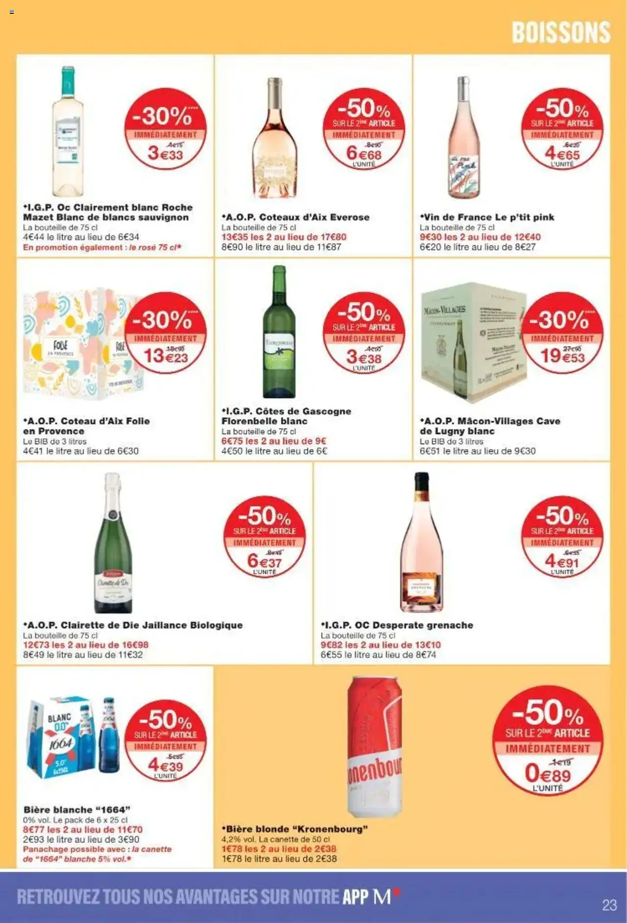  | Page: 23 | Produits: Clairette de die, Bière