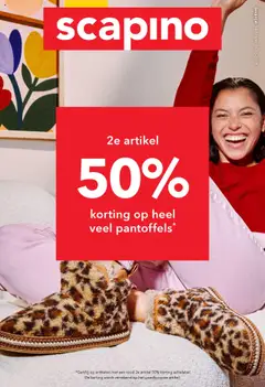 Scapino - Pantoffel leaflet  - Voorbeeld van een folder van Scapino, geldig van 14.10.2025