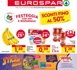 Anteprima del volantino Volantino Eurospar	 valido a partire dal 18.09.2025
