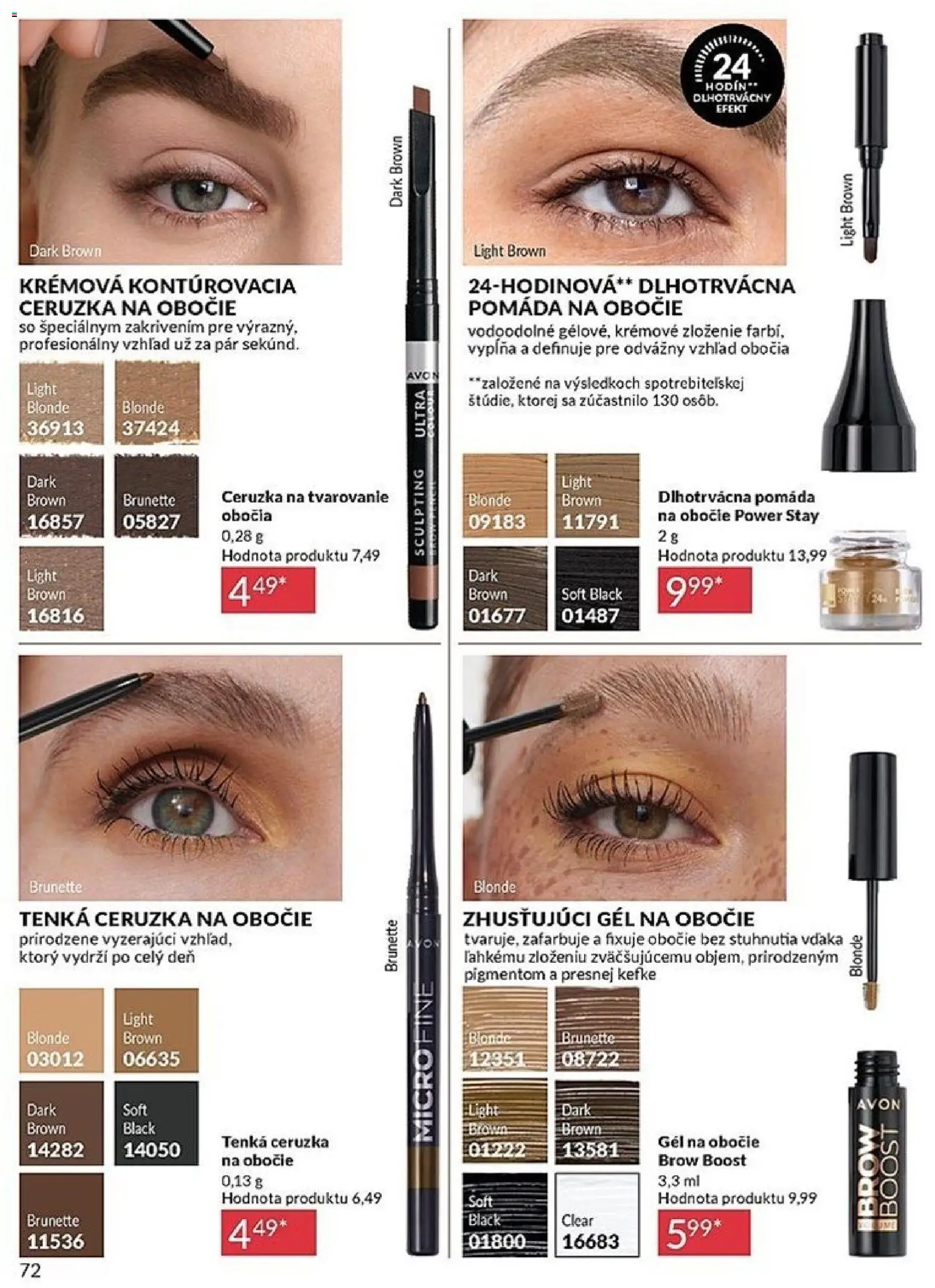 Nové Avon akcie – leták je platný od 01.12.2025 | Strana: 72 | Produkty: Ceruzka