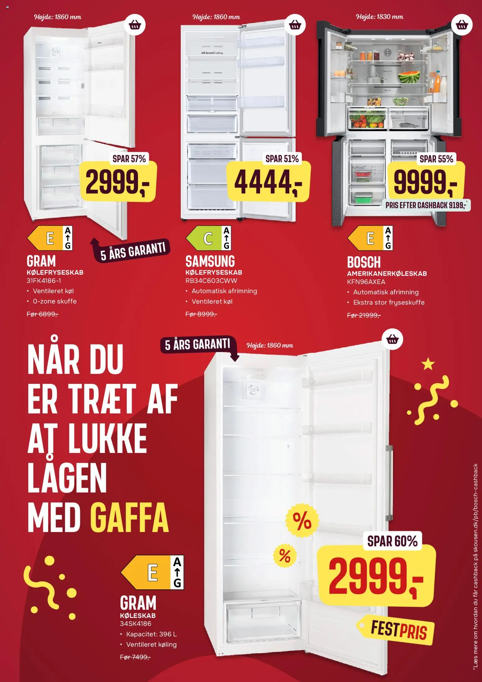 Skousen tilbudsavis – gyldig fra 27.04.2026 | Side: 5 | Produkter: Køleskab