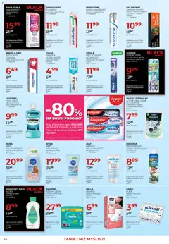 Pogląd oferty "Jawa Black Friday" - ważna od 04.11.2025 | Strona: 14 | Produkty: Pampers, Szampon, Krem, Pasta do zębów