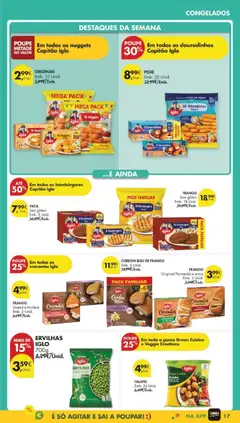 Pré-visualização FRANGO Queijo e fiambre, Crocantes de Frango Queijo e fiambre Emb. 2 Unid. válido de 27.01.2026 | Página: 17