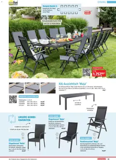 Bauhaus Freizeit im Garten ab 01.05.2026 gültig | Seite: 33 | Produkte: Sessel, Tisch