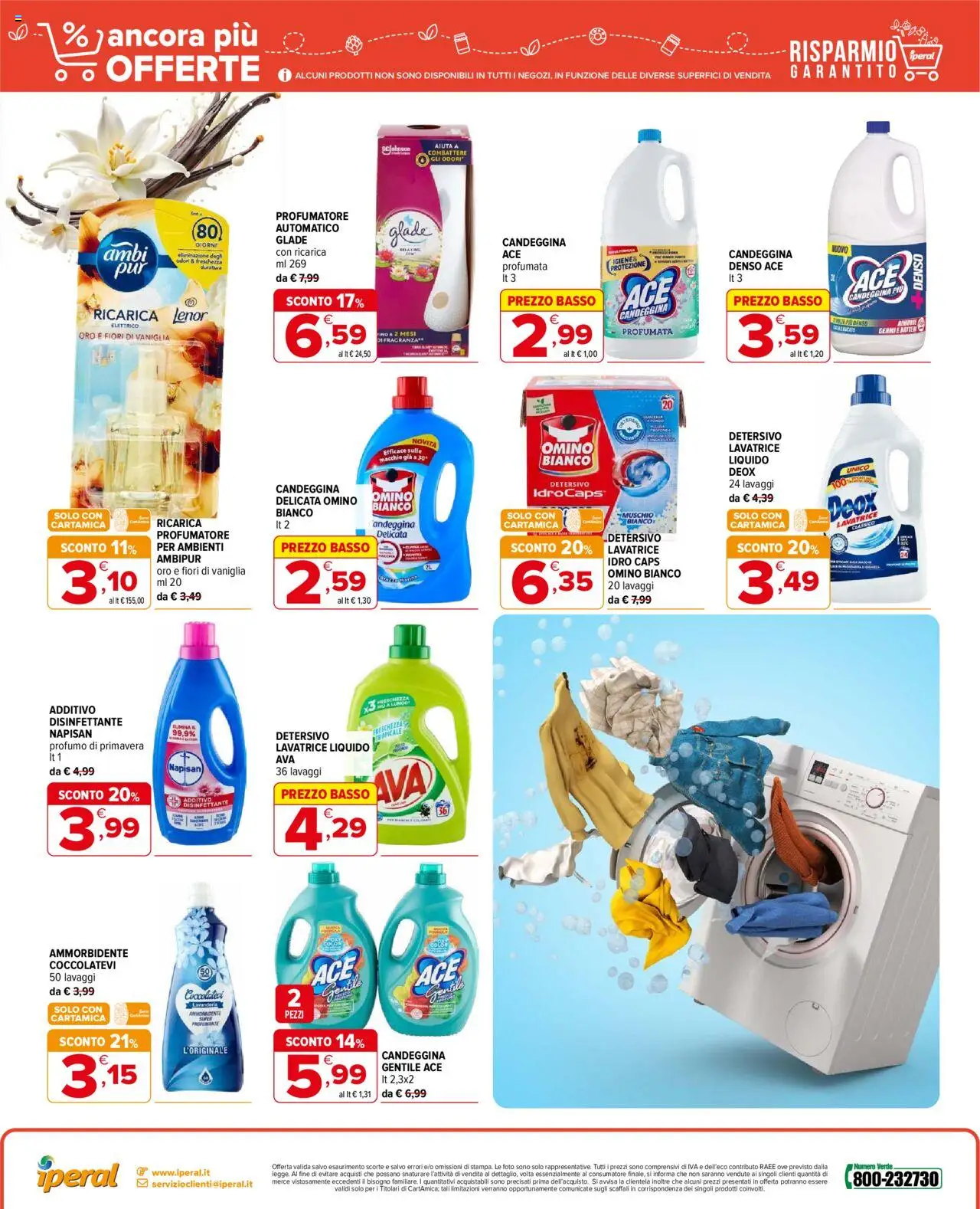 Volantino Iperal del 05.06.2025 | Pagina: 28 | Prodotti: Ammorbidente, Candeggina, Profumo, Fragranza