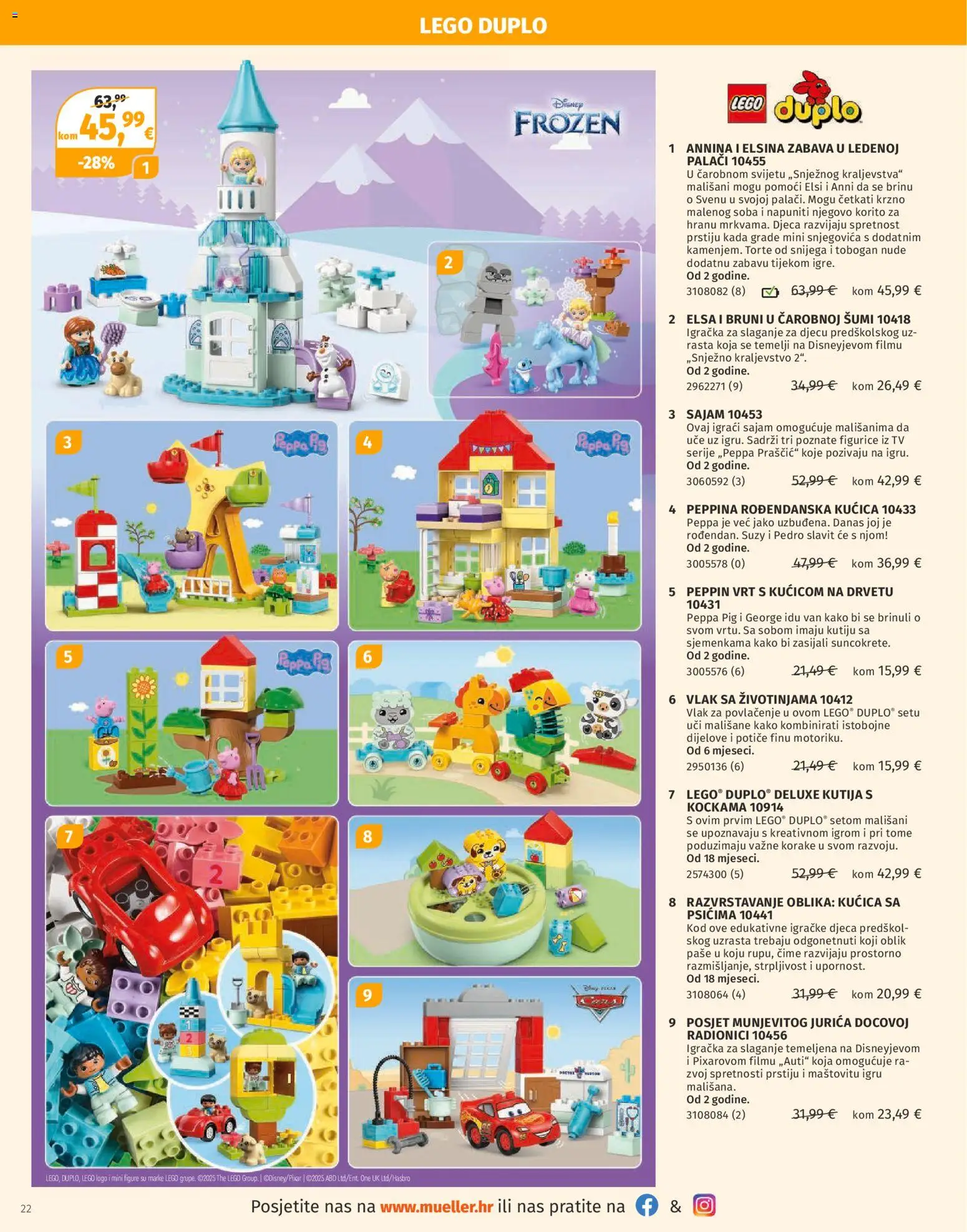 Müller katalog | vrijedi od 01.12.2025 | Stranica: 22 | Proizvodi: Kutija, Tv, Lego