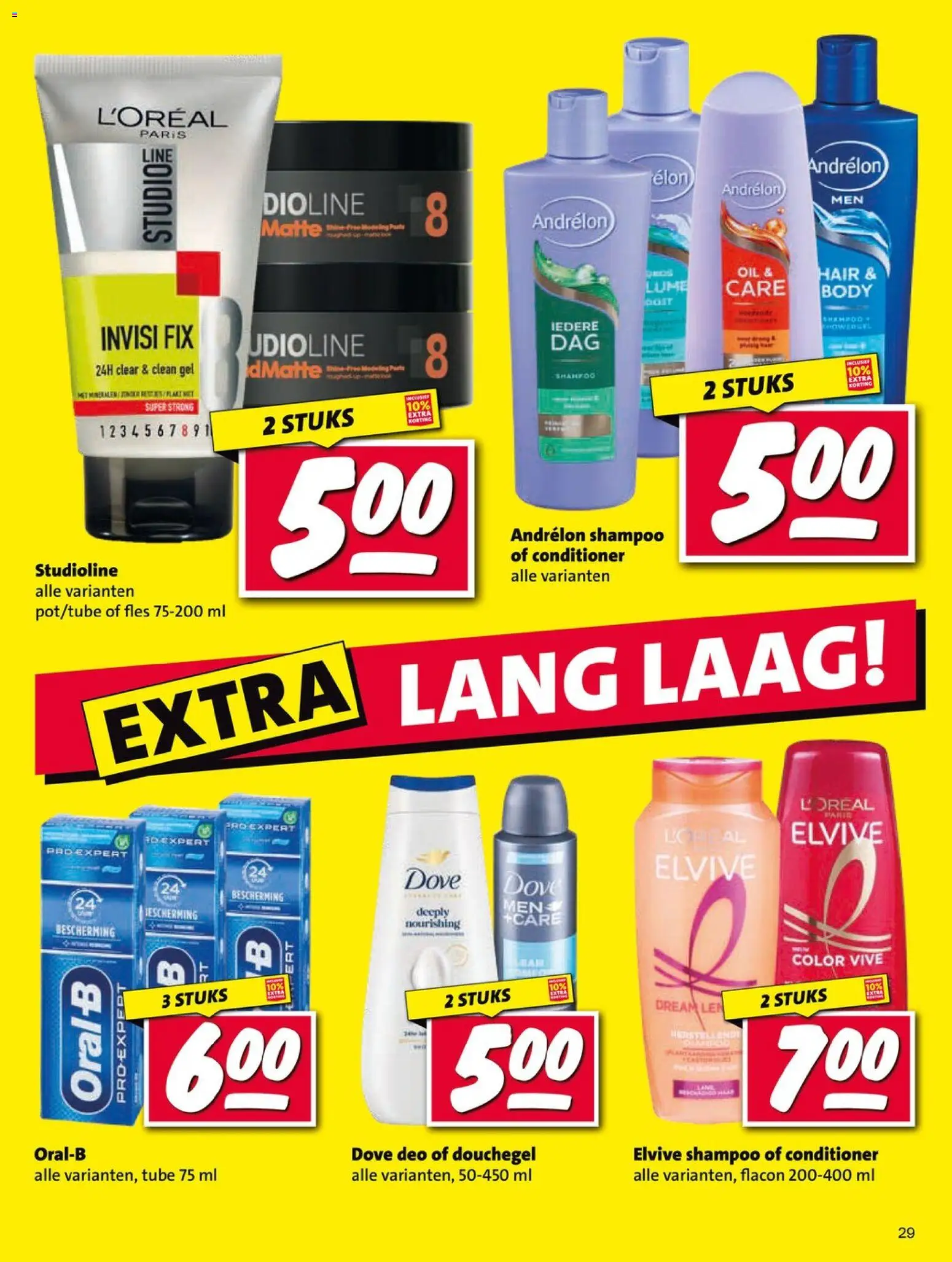 {H1} | Pagina: 29 | Producten: Fles, Gel, Conditioner, Douchegel