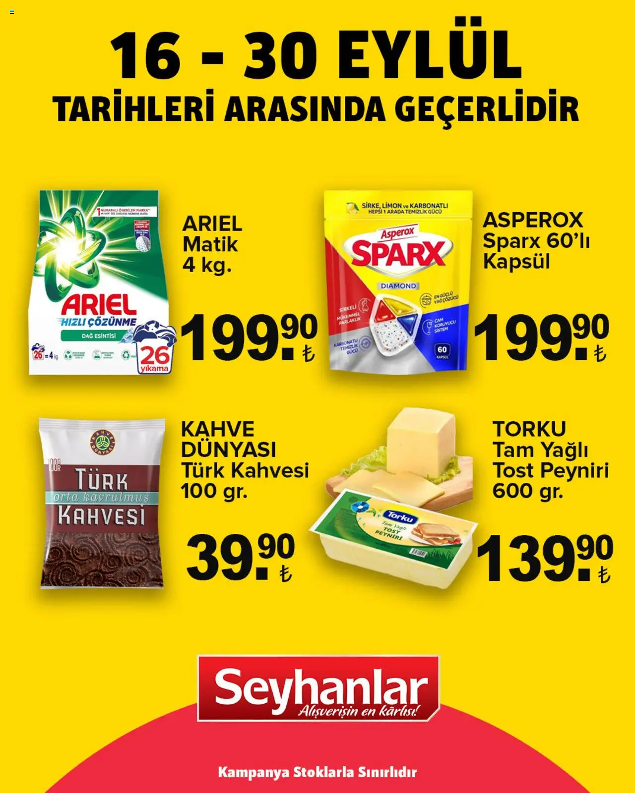 Seyhanlar Market Katalog - 16.09.2025 tarihinden itibaren geçerlidir | Sayfa: 3 | Ürünler: Kahve, Yağ, Limon