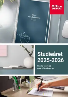 Office Depot - erbjudanden - Lärarkalendrar - Förhandsvisning av reklamblad från butik Office Depot aktuell från 01.09.2025