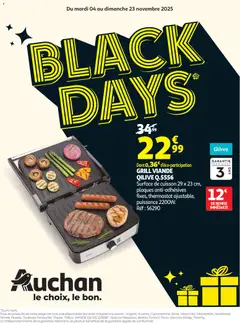 Auchan - Prévisualisation de Auchan Black Friday valide à partir de 04.11.2025