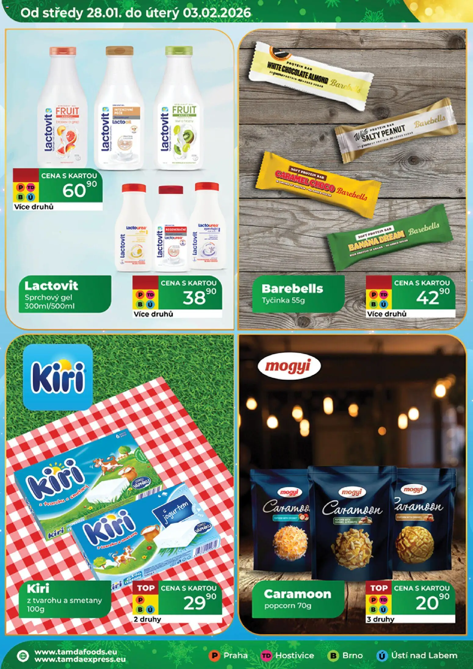Tamda Foods leták od 28.01.2026 | Strana: 22 | Produkty: Sprchový gel, Popcorn, Protein, Lactovit