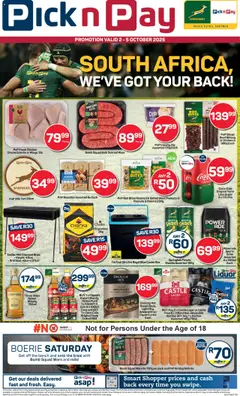 Pick n Pay specials catalogue – valid from 02.10.2025