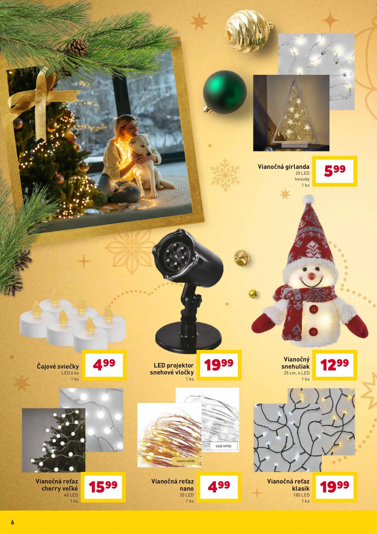 Nové Billa akcie – leták je platný od 12.12.2025 | Strana: 6 | Produkty: Led, Sviečky, Vločky