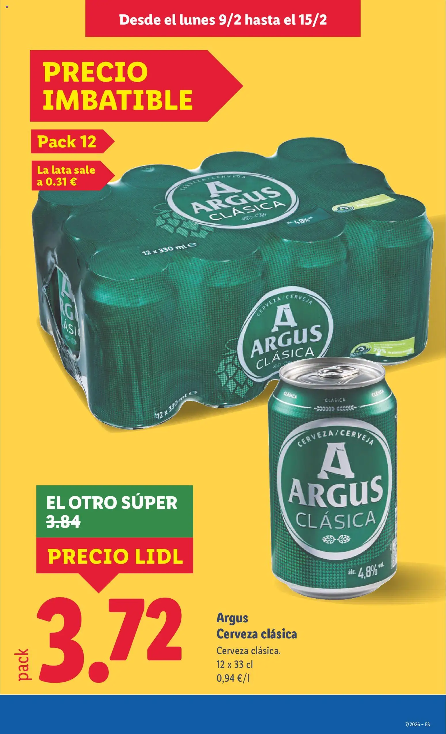 Lidl folleto │ válido desde el 09.02.2026 | Página: 17 | Productos: Cerveza