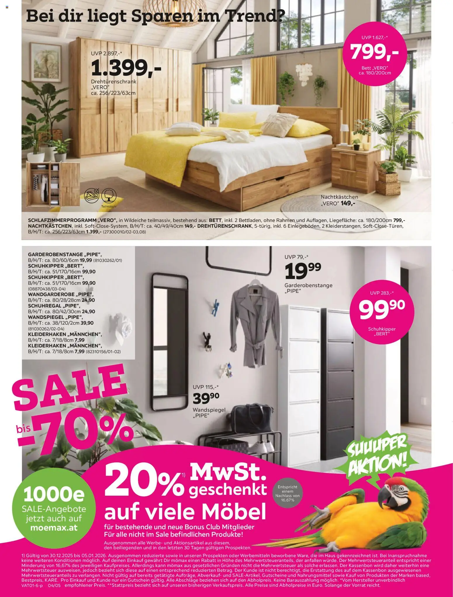 Mömax Sale gültig ab 28.12.2025 | Seite: 4 | Produkte: Bett