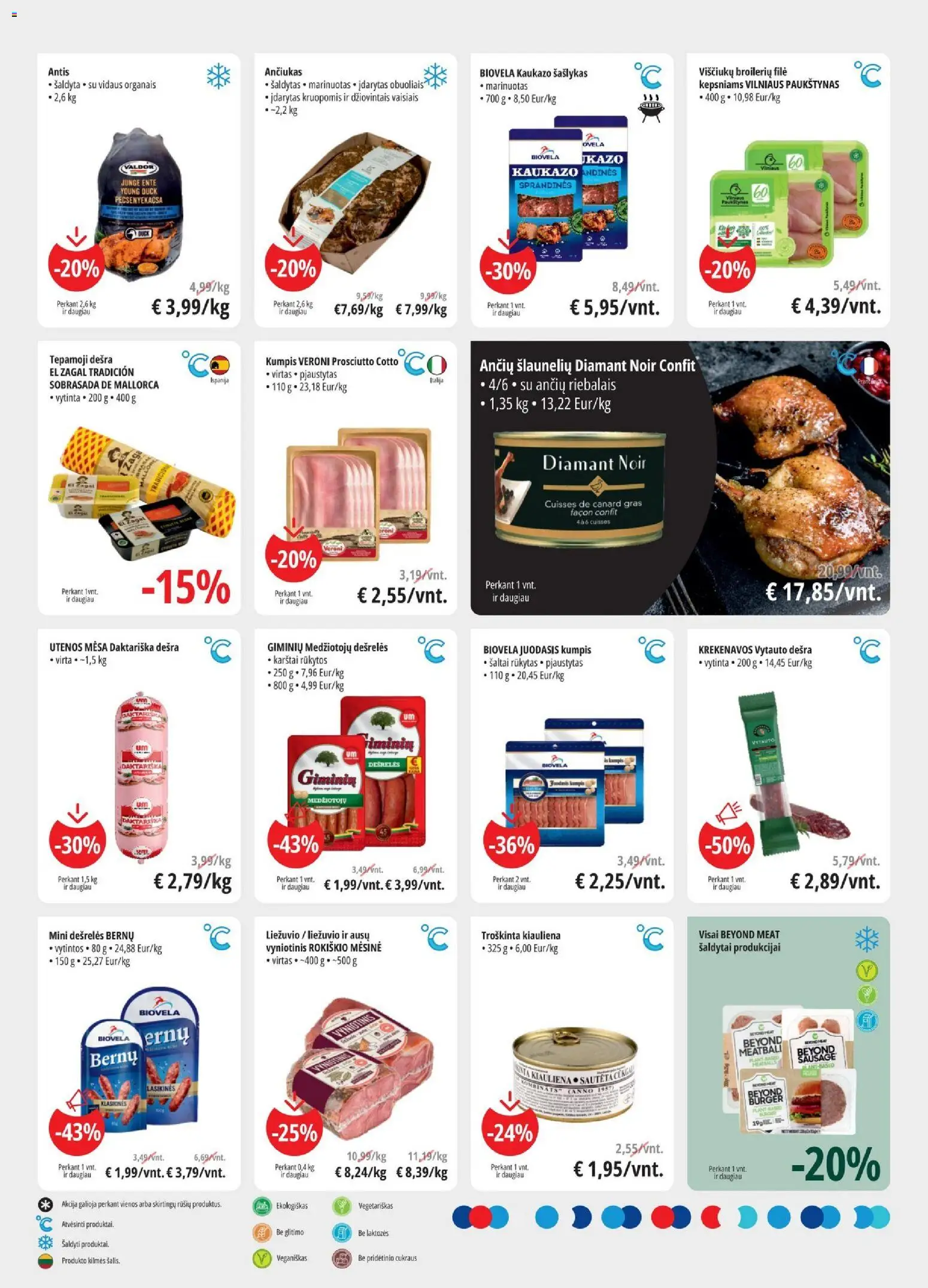 ePromo akcijos nuo 18.03.2026 | Puslapis: 3 | Prekių: Dešrelės, Kumpis, Dešra, Kiauliena