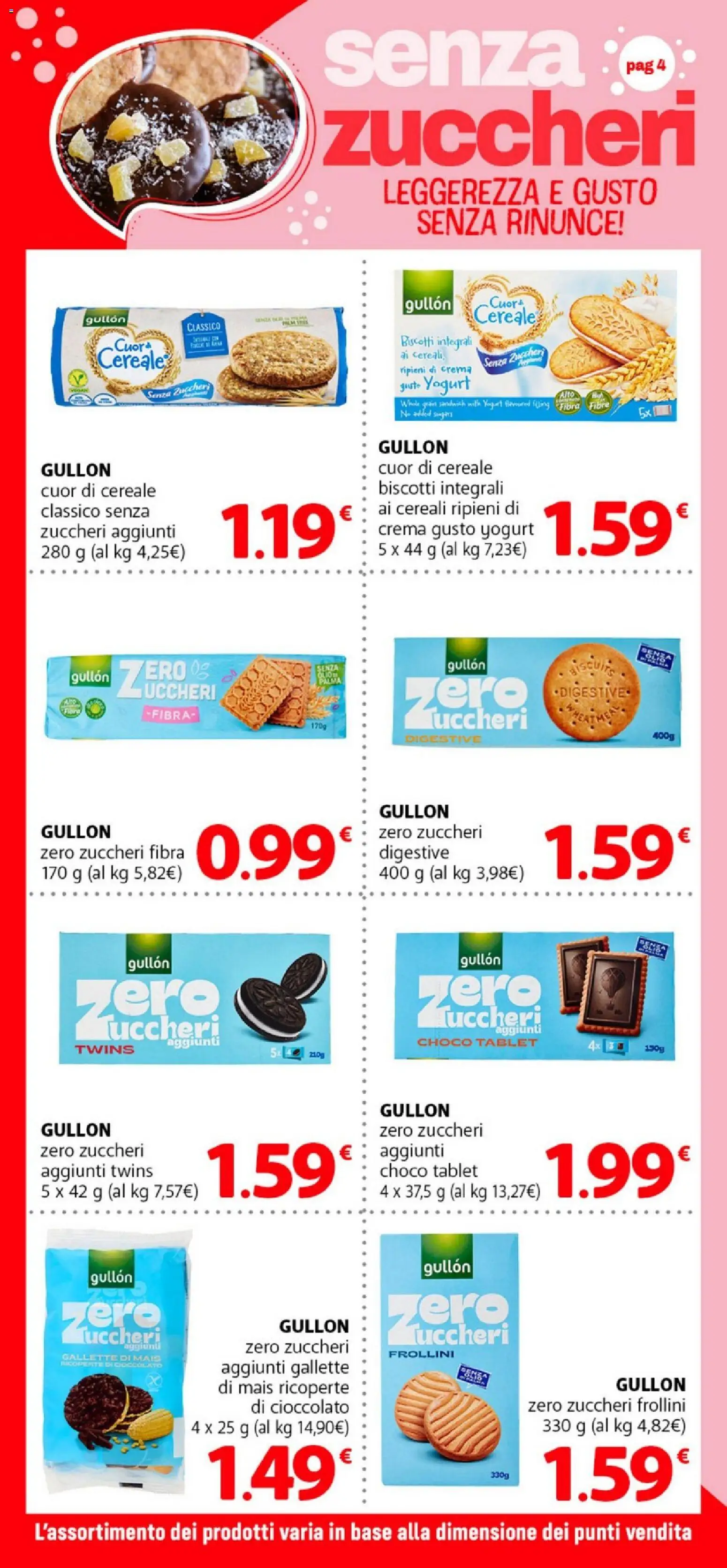 Volantino DOK del 10.04.2026 | Pagina: 4 | Prodotti: Crema, Biscotti, Gallette, Mais