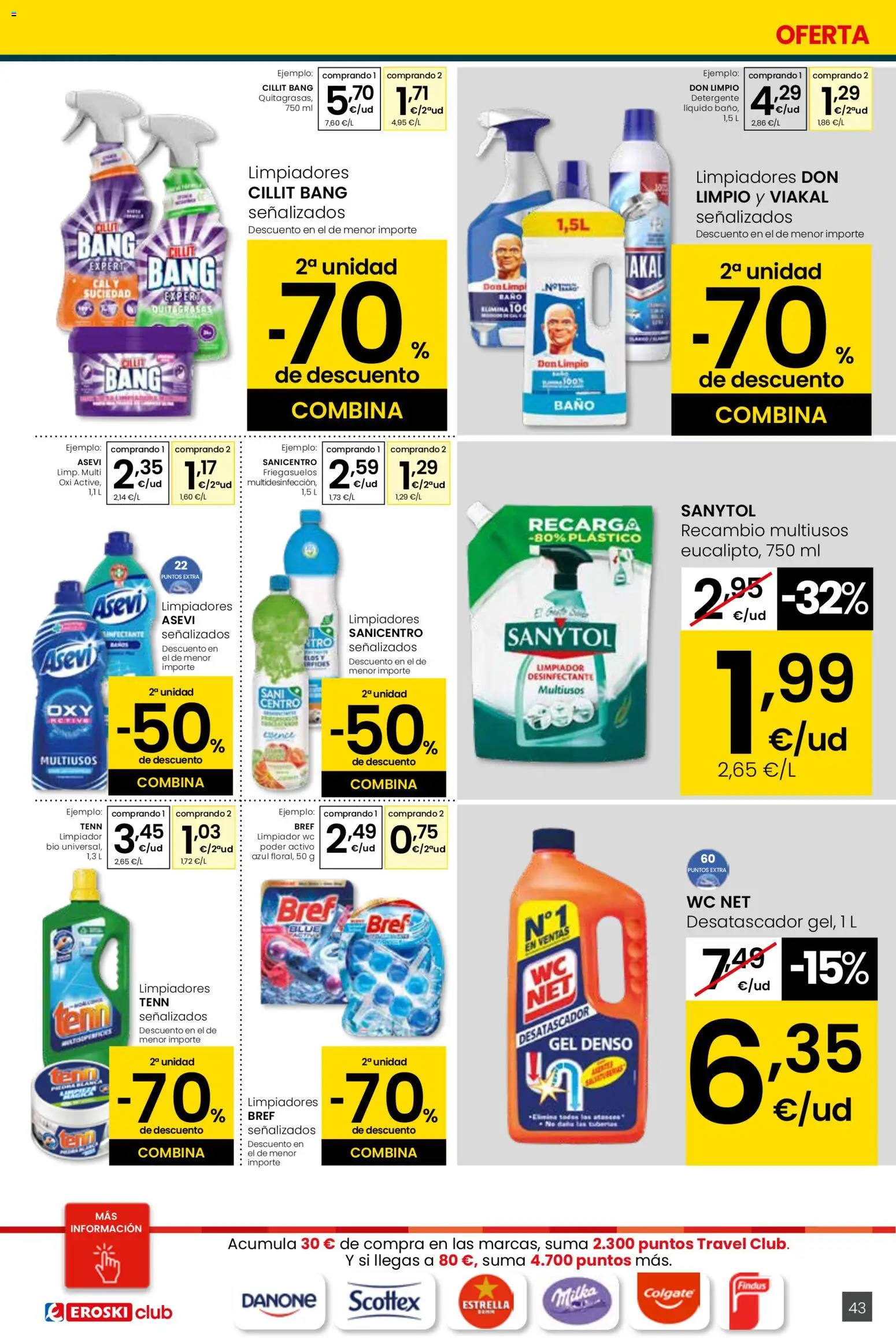 Eroski - Quieres ahorrar conmigo │ válido desde el 26.03.2026 | Página: 43 | Productos: Detergente, Baño