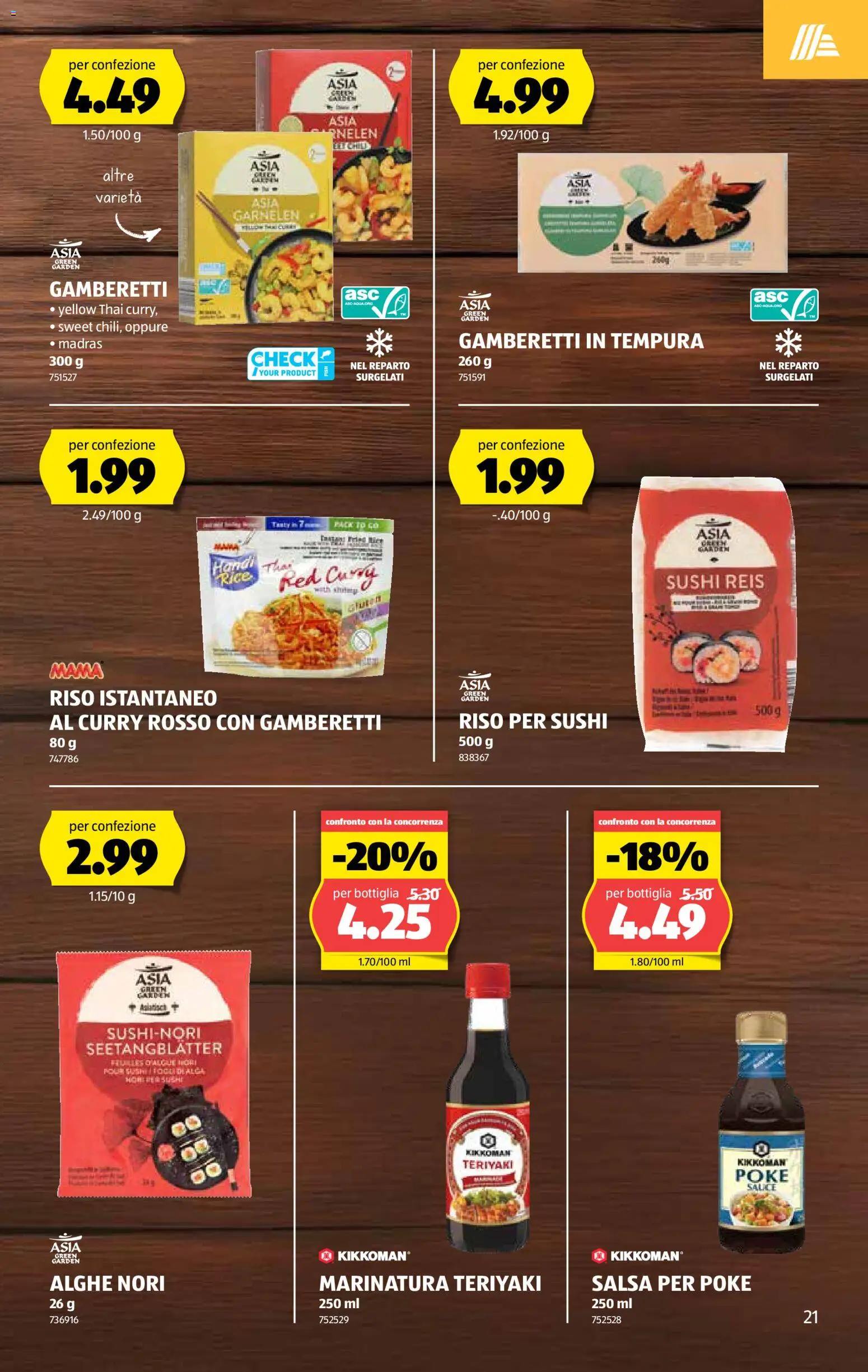 Aldi Aktionen IT – gültig ab 15.01.2026 | Seite: 22 | Produkte: Garnelen, Reis