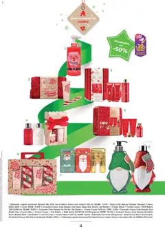 Pré-visualização Auchan - Vem aí o Natal válido de 06.11.2025 | Página: 11 | Produtos: Puff, Sabonete, Banho, Creme