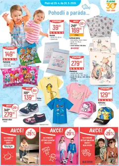 Náhled letáku Globus leták od 29.04.2026 | Strana: 16 | Produkty: Ručník, Tričko, Oblečení, Pleny