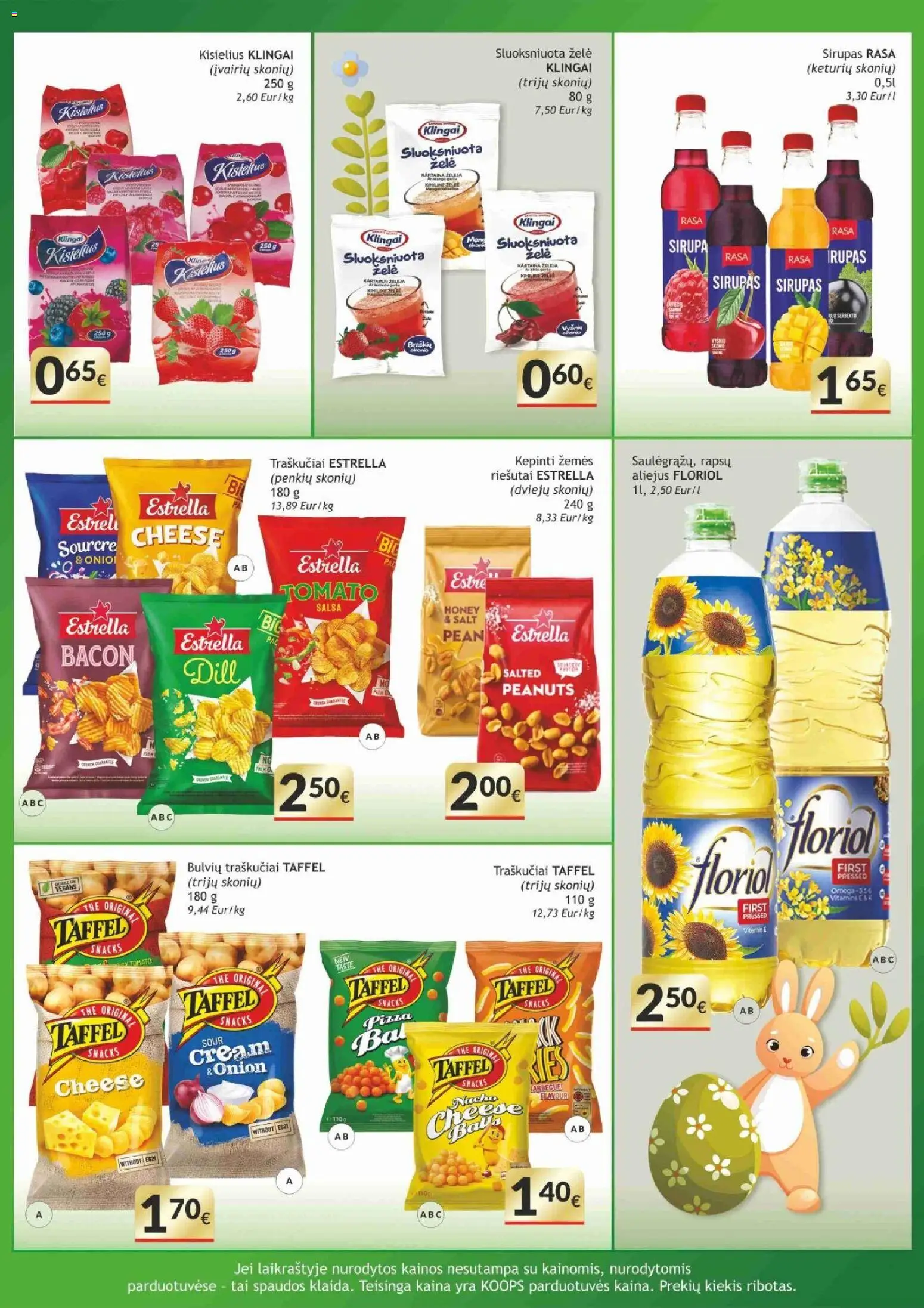 Koops akcijos nuo 30.03.2026 | Puslapis: 15 | Prekių: Riešutai, Aliejus, Traškučiai