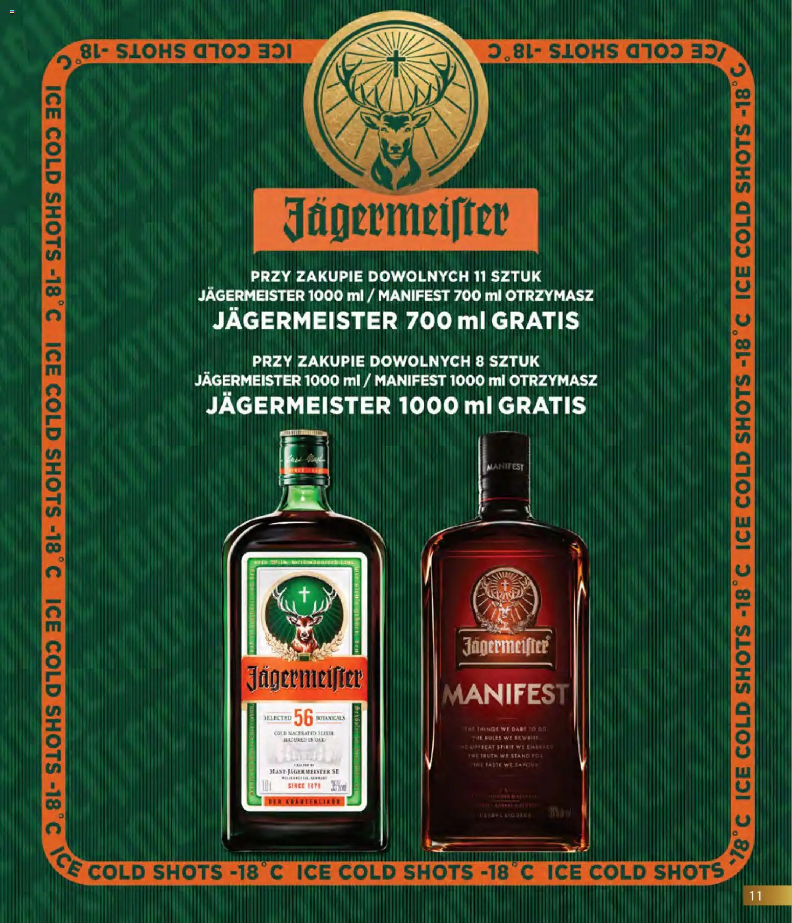 Eurocash Gazetka - Horeca od 01.02.2026 | Strona: 11 | Produkty: Jagermeister