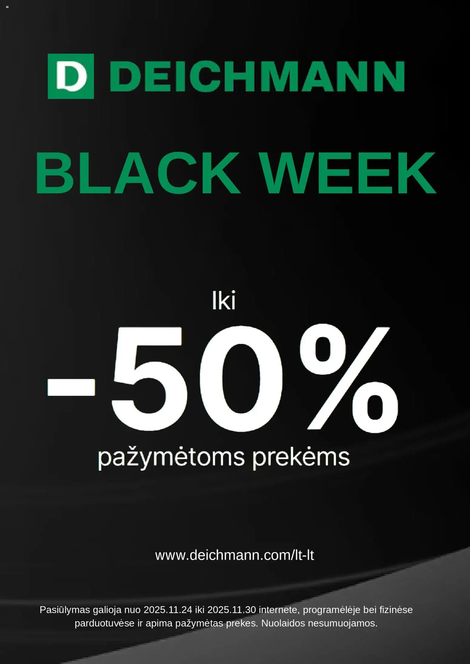 Deichmann akcijos nuo 24.11.2025 | Puslapis: 1