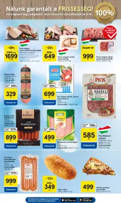 Tesco akciós ujság - amely érvényes a következő dátumtól: 03.07.2025 | Oldal: 3 | Termékek: Hús, Rákóczi szalámi, Sertéscsülök, Szalámi