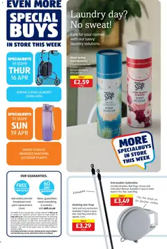 Preview of Aldi - Weekly offers UK Specialbuys valid from 16.04.2026 | Page: 4 | Products: Bancs de Musculation, Sea salt