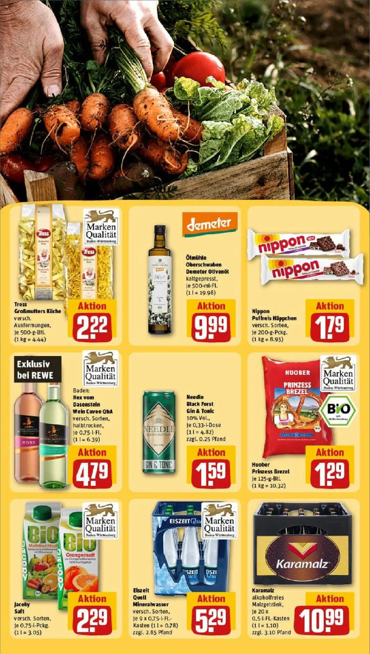 Rewe prospekt Lauingen	 - gültig ab dem 27.07.2025 | Seite: 25 | Produkte: Olivenol, Küche, Saft, Gin