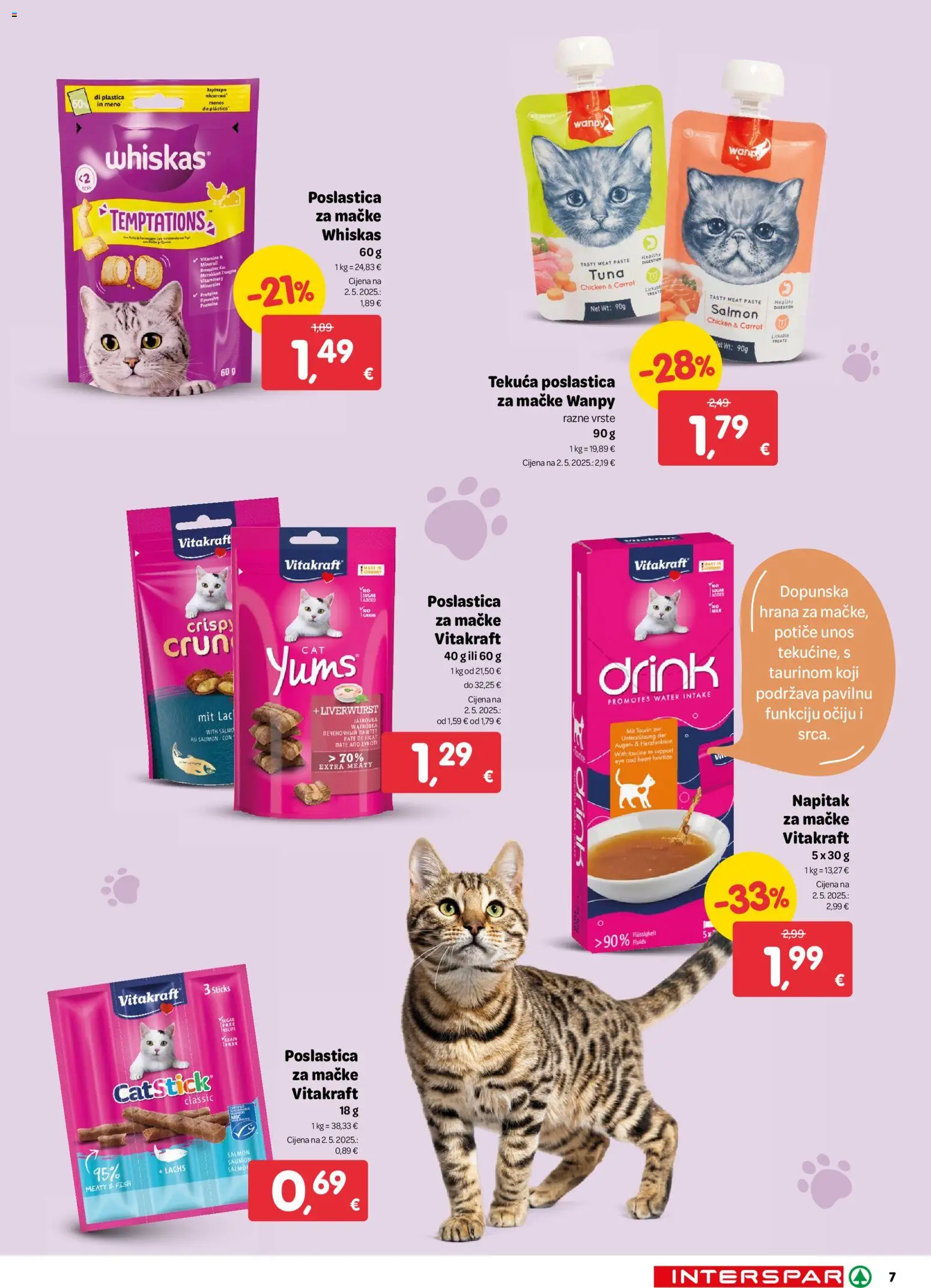 Interspar katalog | vrijedi od 19.11.2025 | Stranica: 7 | Proizvodi: Whiskas, Tuna