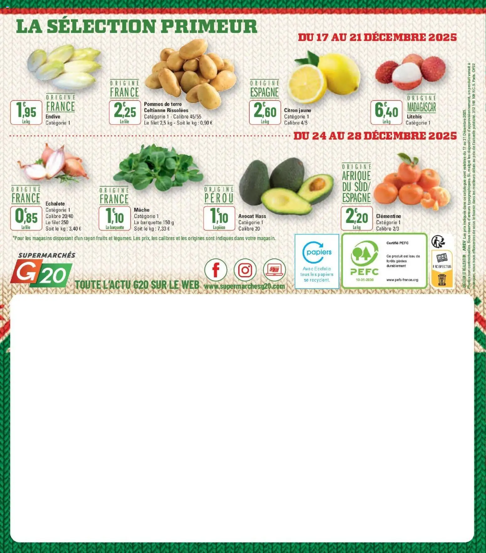 {H1} | Page: 37 | Produits: Avocat hass, Endive, Pommes, Pommes de terre