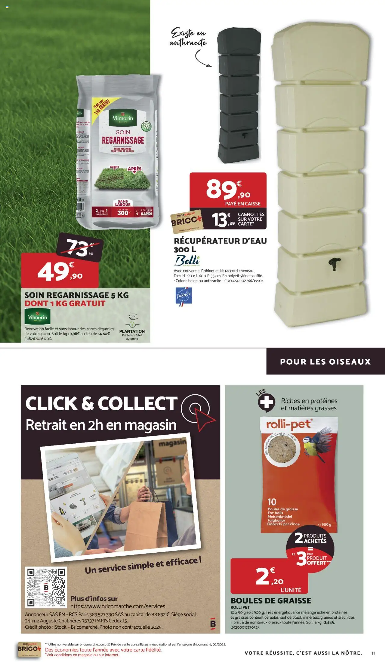 {H1} | Page: 11 | Produits: Robinet, Récupérateur d'eau, Gazon