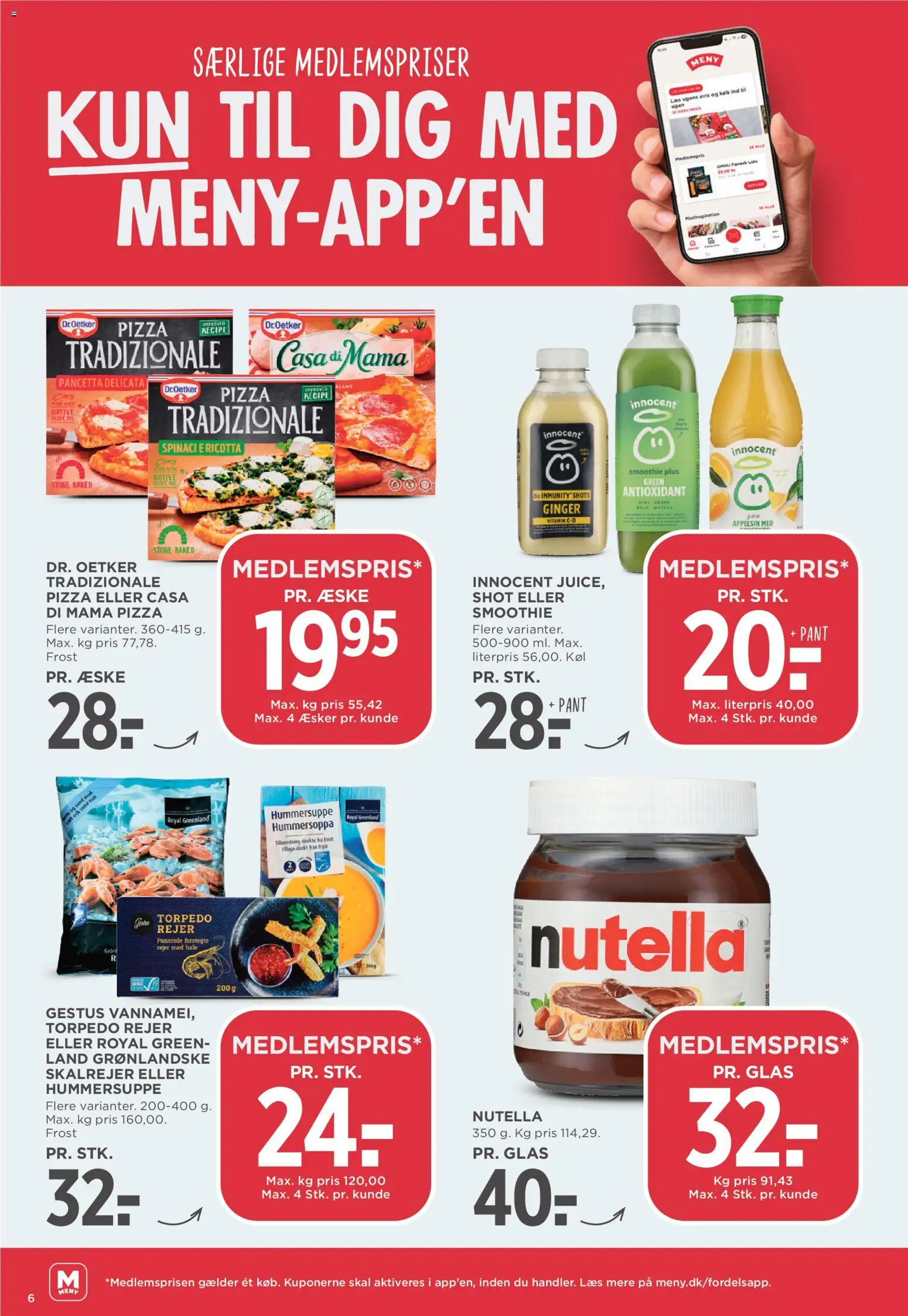 Meny tilbudsavis – gyldig fra 27.12.2025 | Side: 5 | Produkter: Pizza, Juice, Kiwi, Smoothie