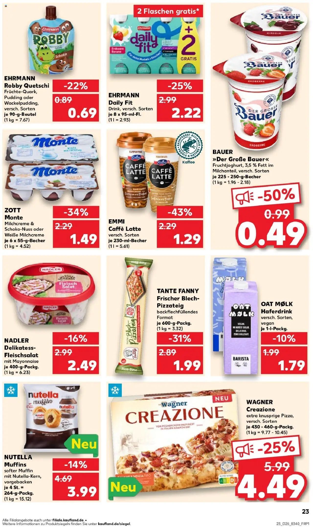 Kaufland prospekt Schwerin	 - gültig ab dem 22.06.2025 | Seite: 36 | Produkte: Kaffee, Pudding, Mayonnaise, Salat