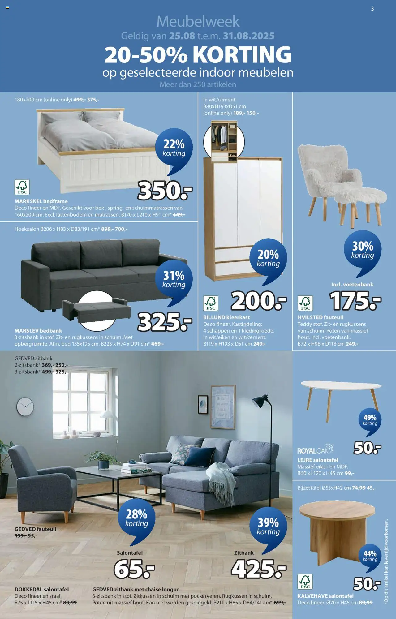  | Pagina: 4 | Producten: Fauteuil, Zitbank, Bed, Kan