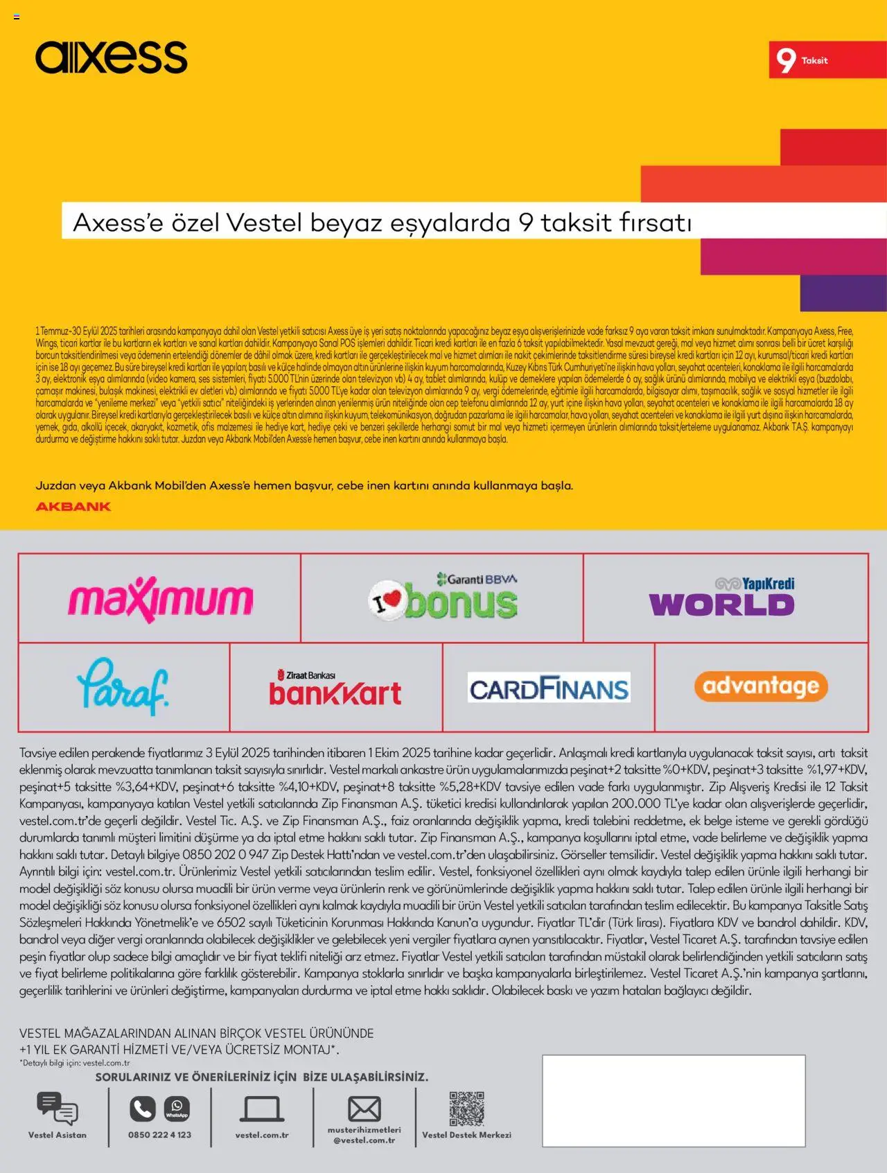 Vestel Ankastre Ürünler - 03.09.2025 tarihinden itibaren geçerlidir | Sayfa: 26 | Ürünler: Baskı, Televizyon, Video, Ses