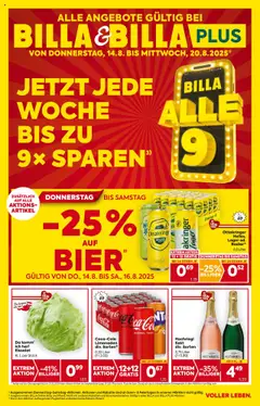 Billa AT - BILLA - BILLA Wien - amely érvényes a következő dátumtól: 14.08.2025