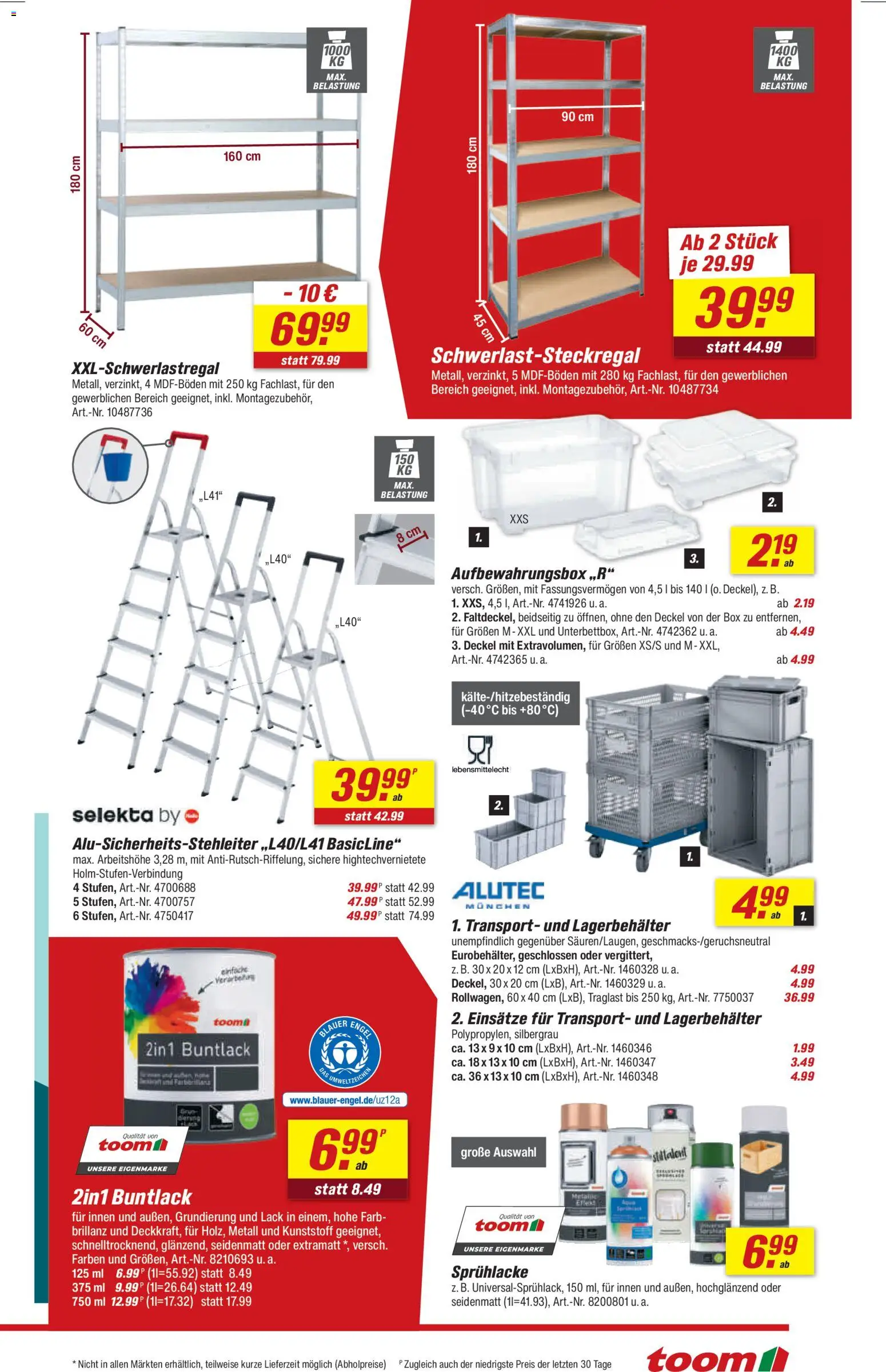 Toom Baumarkt Prospekt 	 – gültig ab 13.12.2025 | Seite: 9 | Produkte: Box