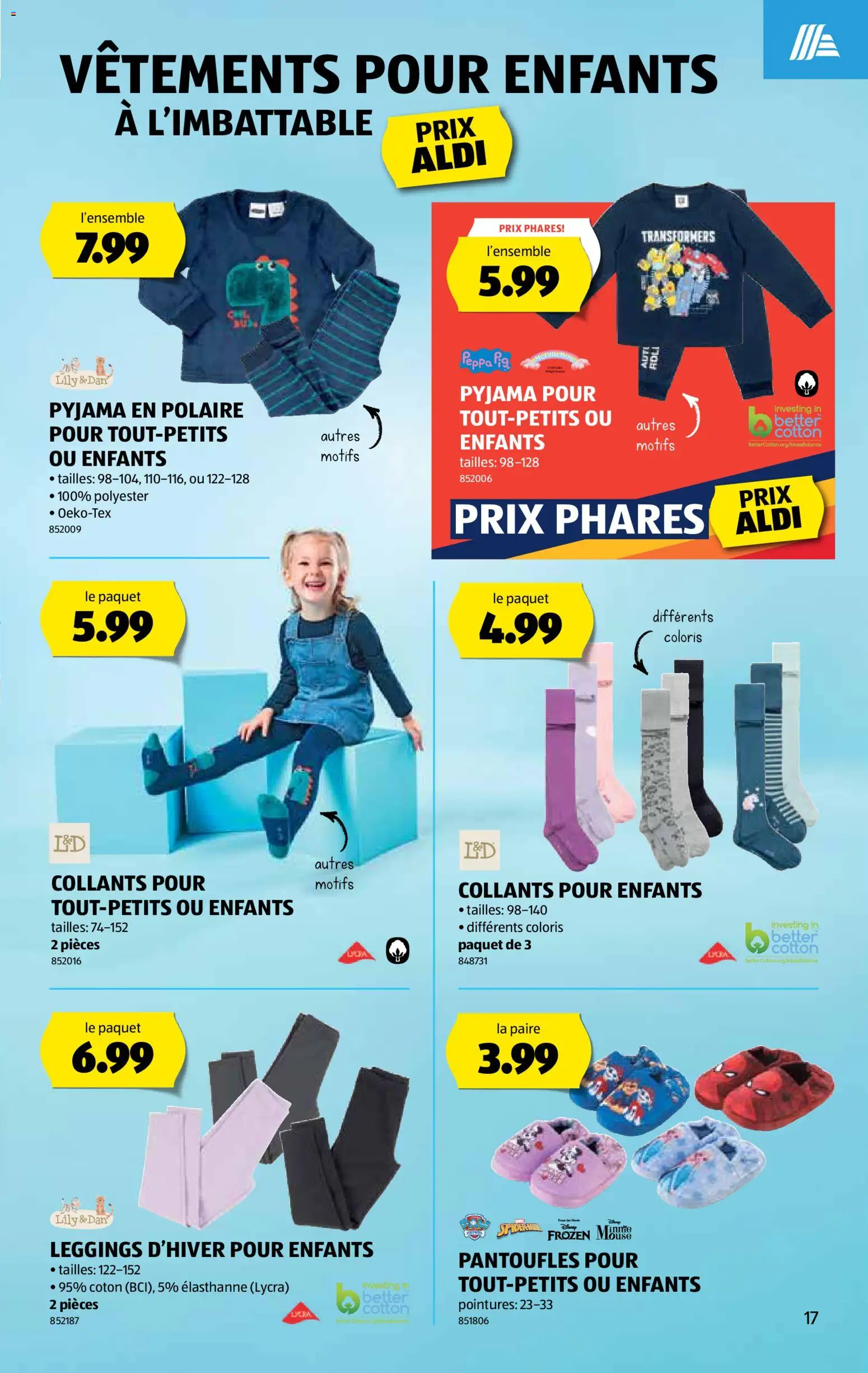 Aldi Aktionen FR – gültig ab 31.12.2025 | Seite: 18 | Produkte: Leggings, Pyjama