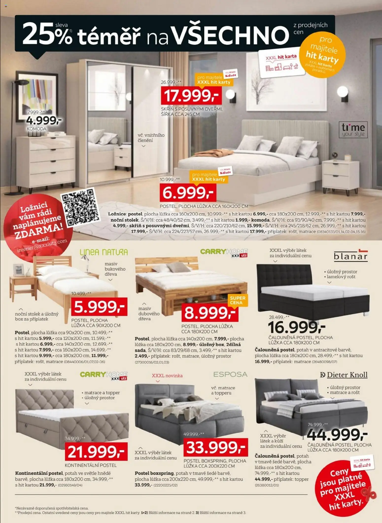 XXXLutz Black Friday od 10.11.2025 | Strana: 4 | Produkty: Matrace, Noční stolek, Stolek, Skříň