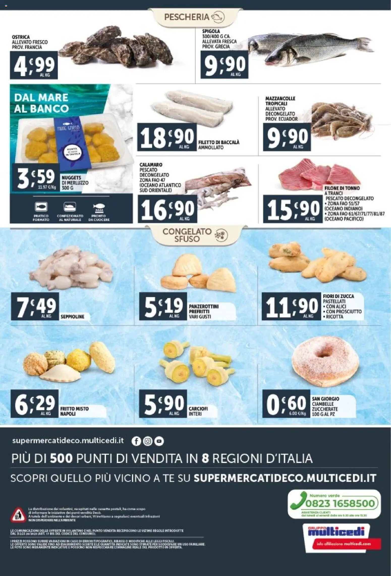 Volantino Decò del 29.12.2025 | Pagina: 24 | Prodotti: Mazzancolle, Prosciutto, Zucca, Tonno
