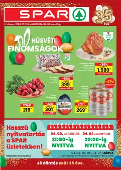 Spar akciós újság - amely érvényes a következő dátumtól: 31.03.2026