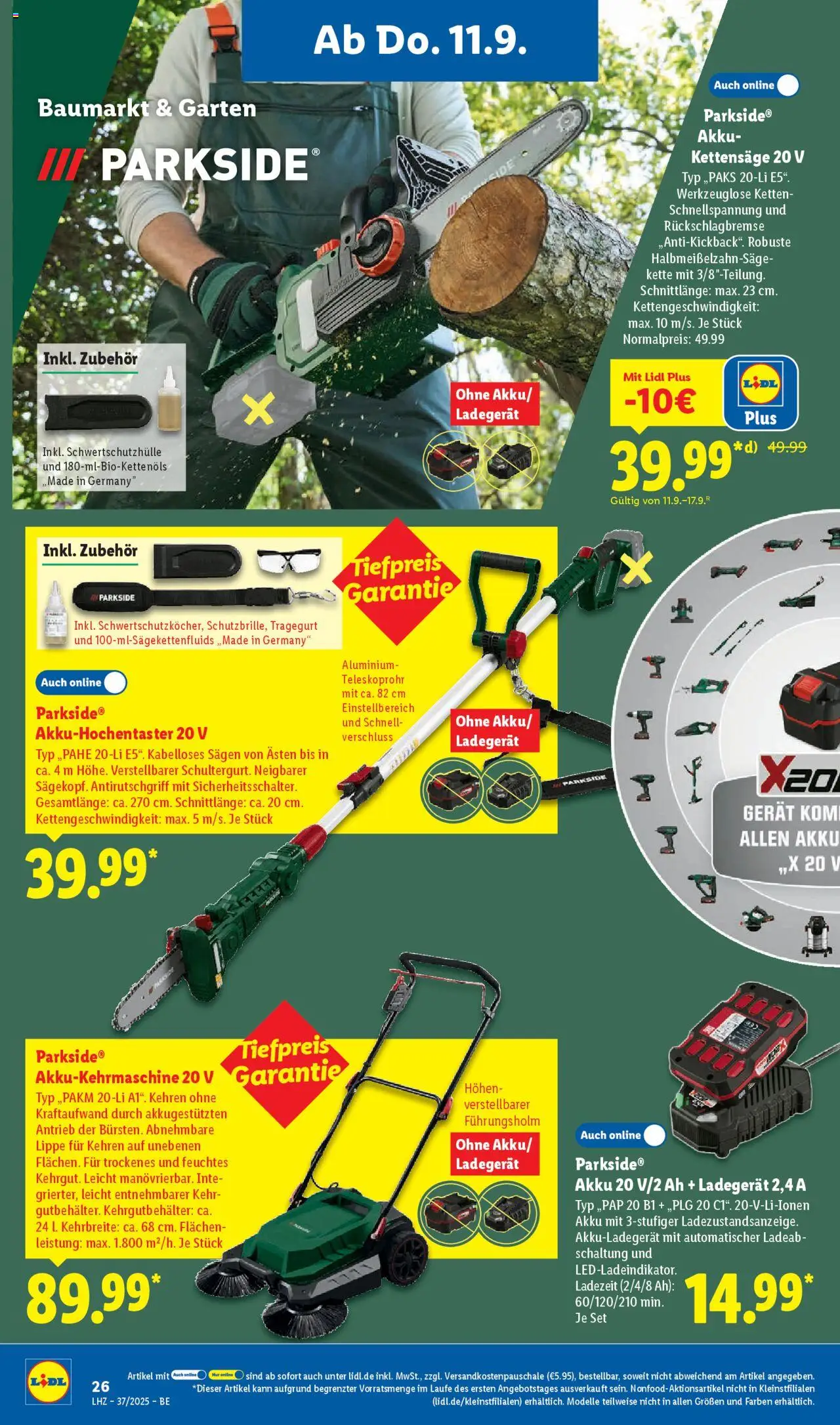 Lidl Prospekt Zossen 	 - gültig ab dem 08.09.2025 | Seite: 36 | Produkte: Ladegerät